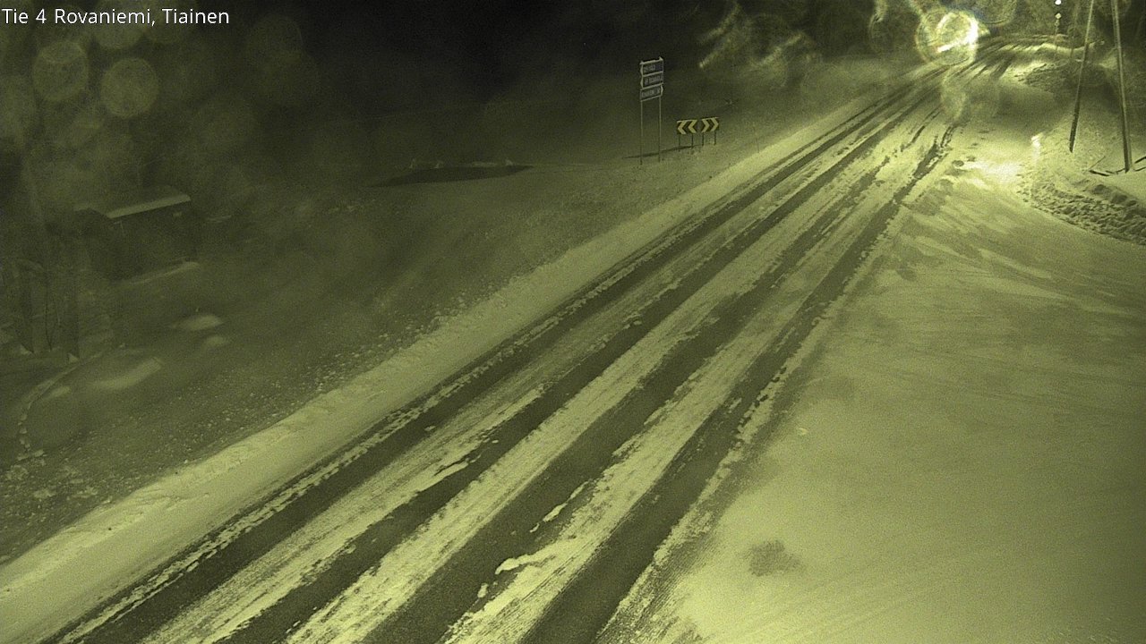 Kelikamerat Kuva Tie 4 Rovaniemi, Tiainen, Rovaniemi, Lappi