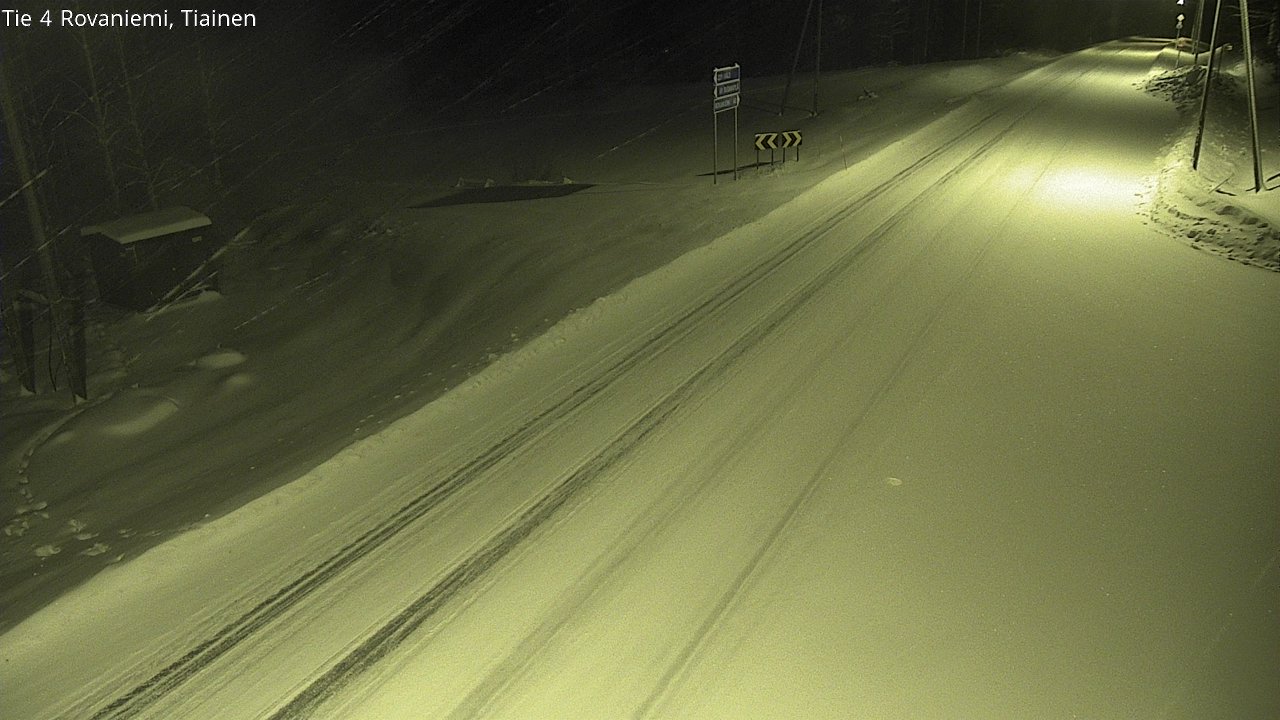 Kelikamerat Kuva Tie 4 Rovaniemi, Tiainen, Rovaniemi, Lappi