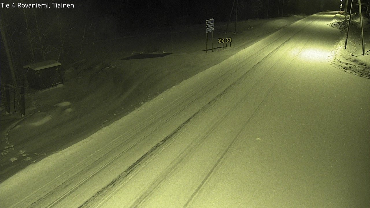 Kelikamerat Kuva Tie 4 Rovaniemi, Tiainen, Rovaniemi, Lappi