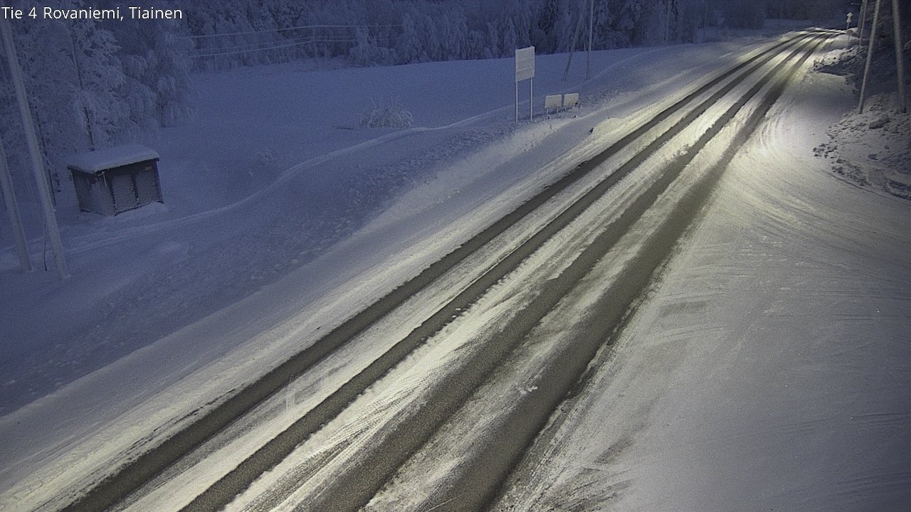 Kelikamerat Kuva Tie 4 Rovaniemi, Tiainen, Rovaniemi, Lappi