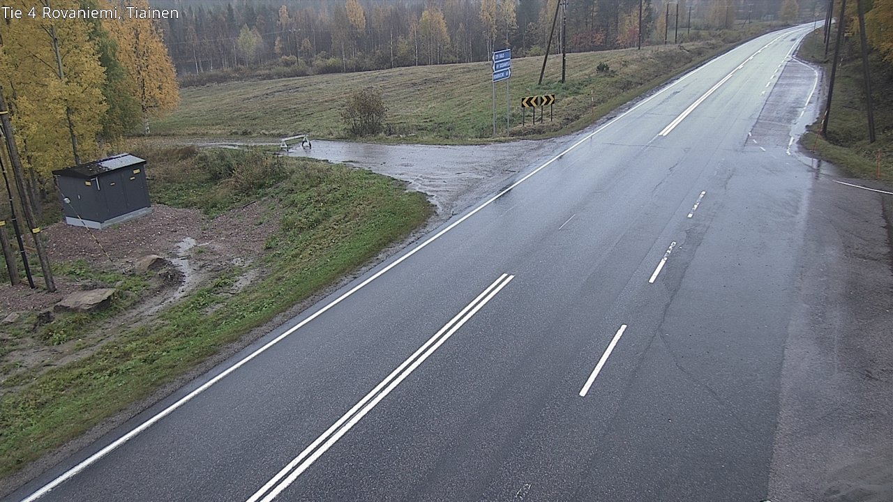 Weather Camera Image Road 4 Rovaniemi, Tiainen, Rovaniemi, Lappi