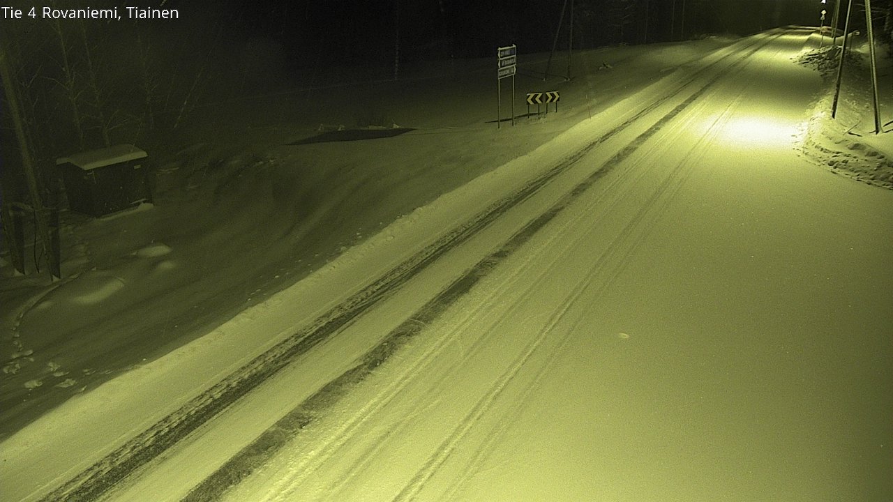 Kelikamerat Kuva Tie 4 Rovaniemi, Tiainen, Rovaniemi, Lappi