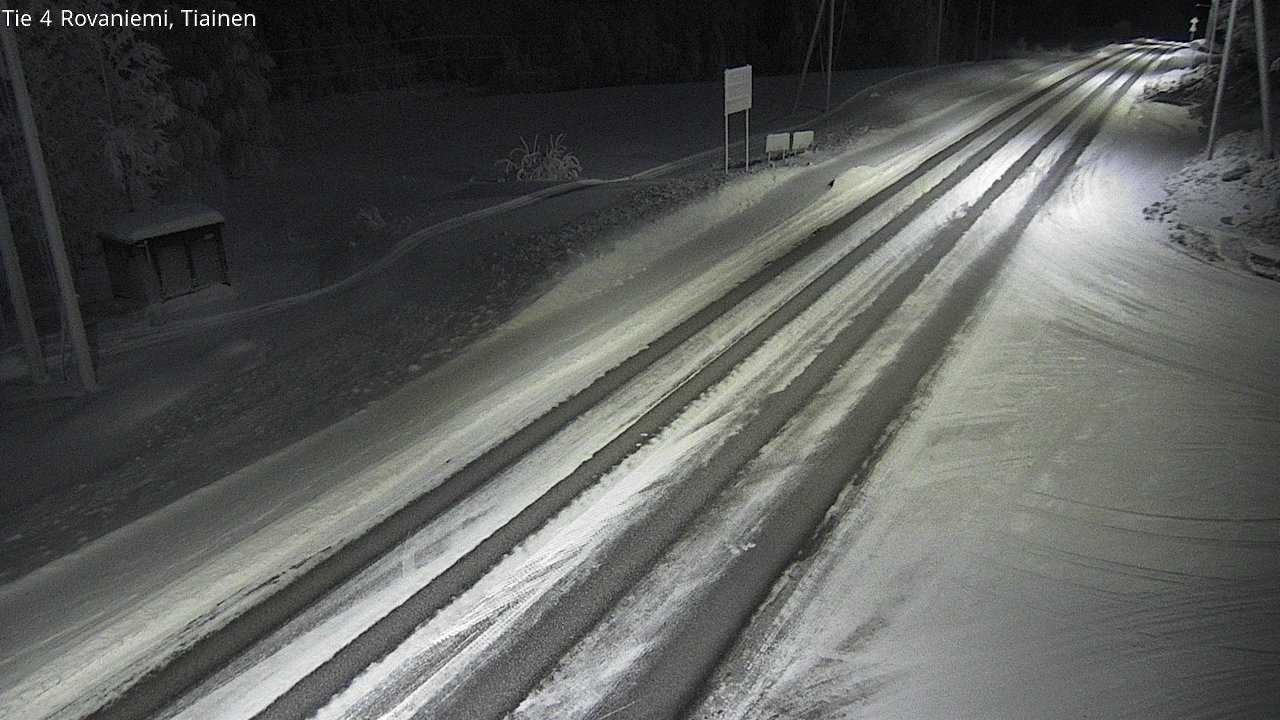 Kelikamerat Kuva Tie 4 Rovaniemi, Tiainen, Rovaniemi, Lappi