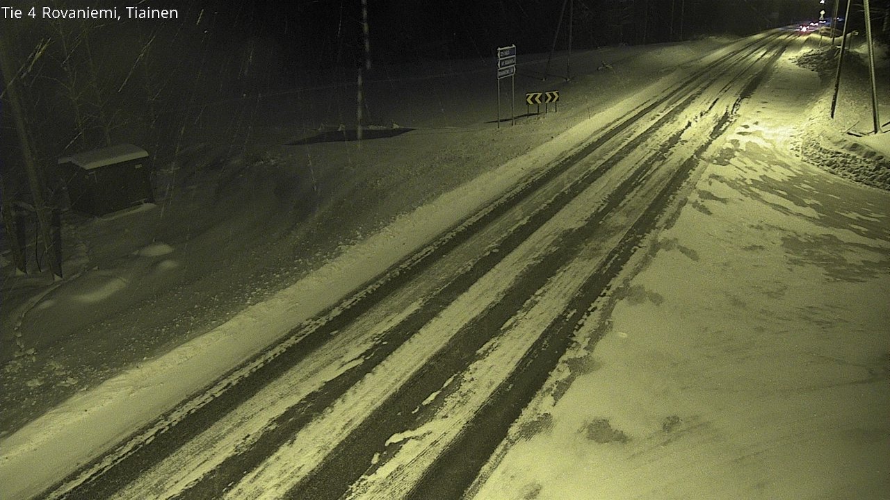 Kelikamerat Kuva Tie 4 Rovaniemi, Tiainen, Rovaniemi, Lappi