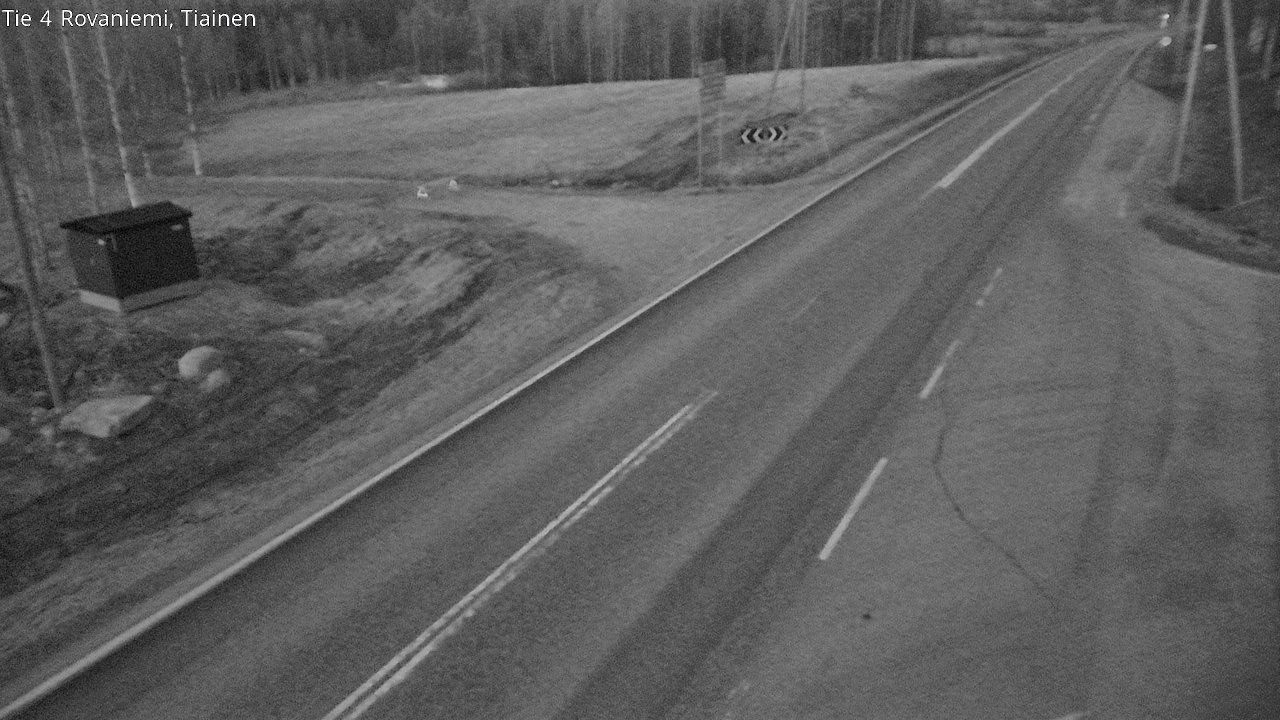 Weather Camera Image Väg 4 Rovaniemi, Tiainen, Rovaniemi, Lappi