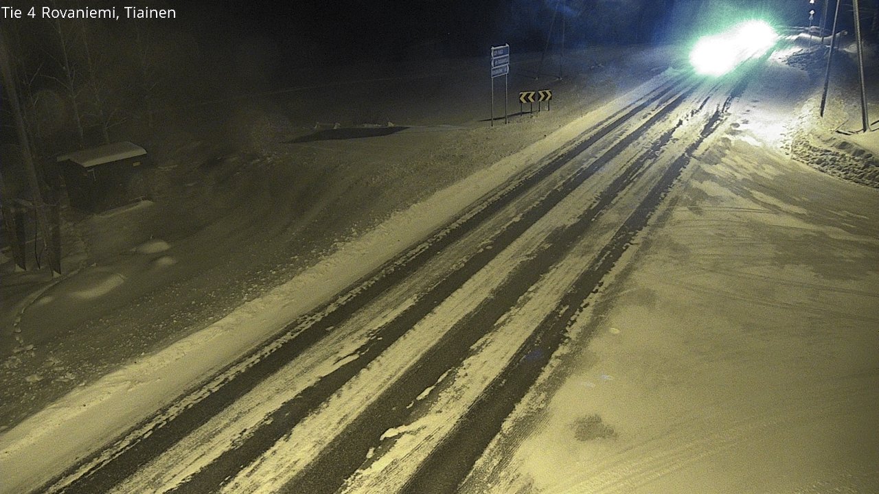 Kelikamerat Kuva Tie 4 Rovaniemi, Tiainen, Rovaniemi, Lappi