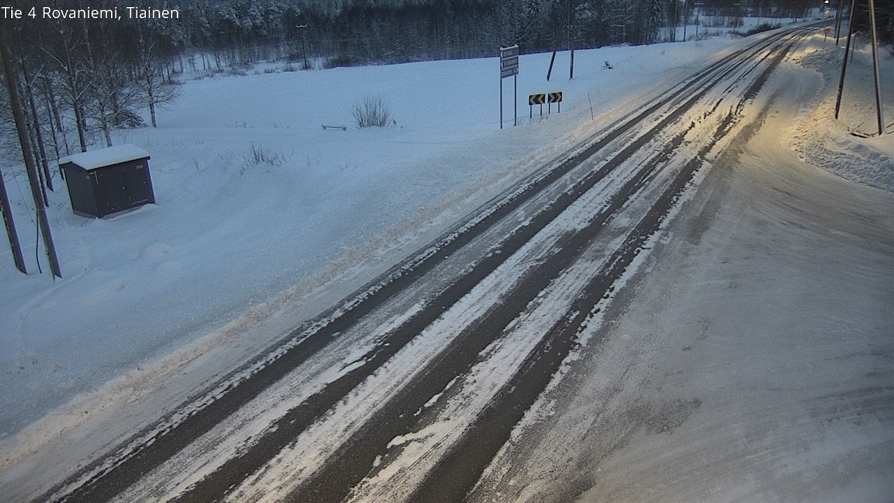 Kelikamerat Kuva Tie 4 Rovaniemi, Tiainen, Rovaniemi, Lappi