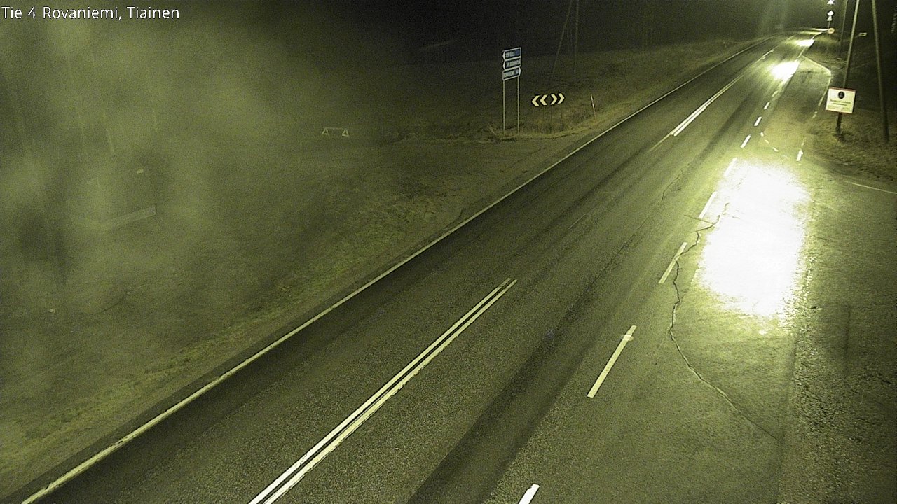 Kelikamerat Kuva Tie 4 Rovaniemi, Tiainen, Rovaniemi, Lappi