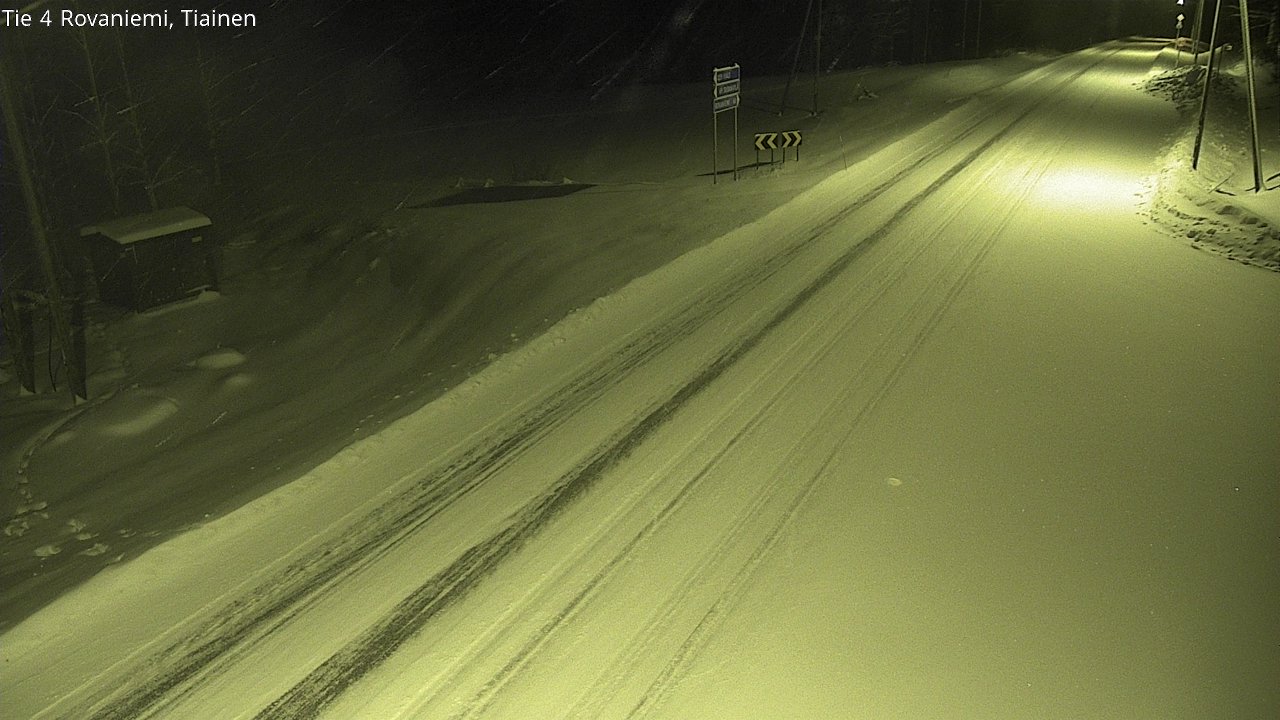 Kelikamerat Kuva Tie 4 Rovaniemi, Tiainen, Rovaniemi, Lappi