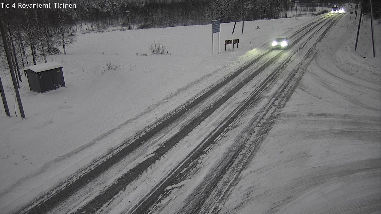 Kelikamerat Kuva Tie 4 Rovaniemi, Tiainen, Rovaniemi, Lappi