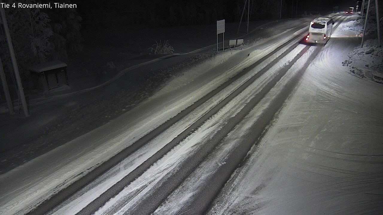 Kelikamerat Kuva Tie 4 Rovaniemi, Tiainen, Rovaniemi, Lappi