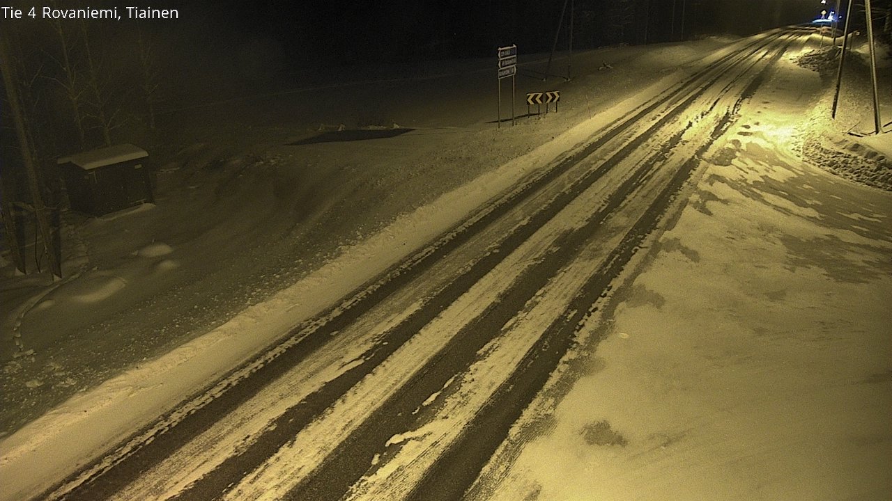 Kelikamerat Kuva Tie 4 Rovaniemi, Tiainen, Rovaniemi, Lappi