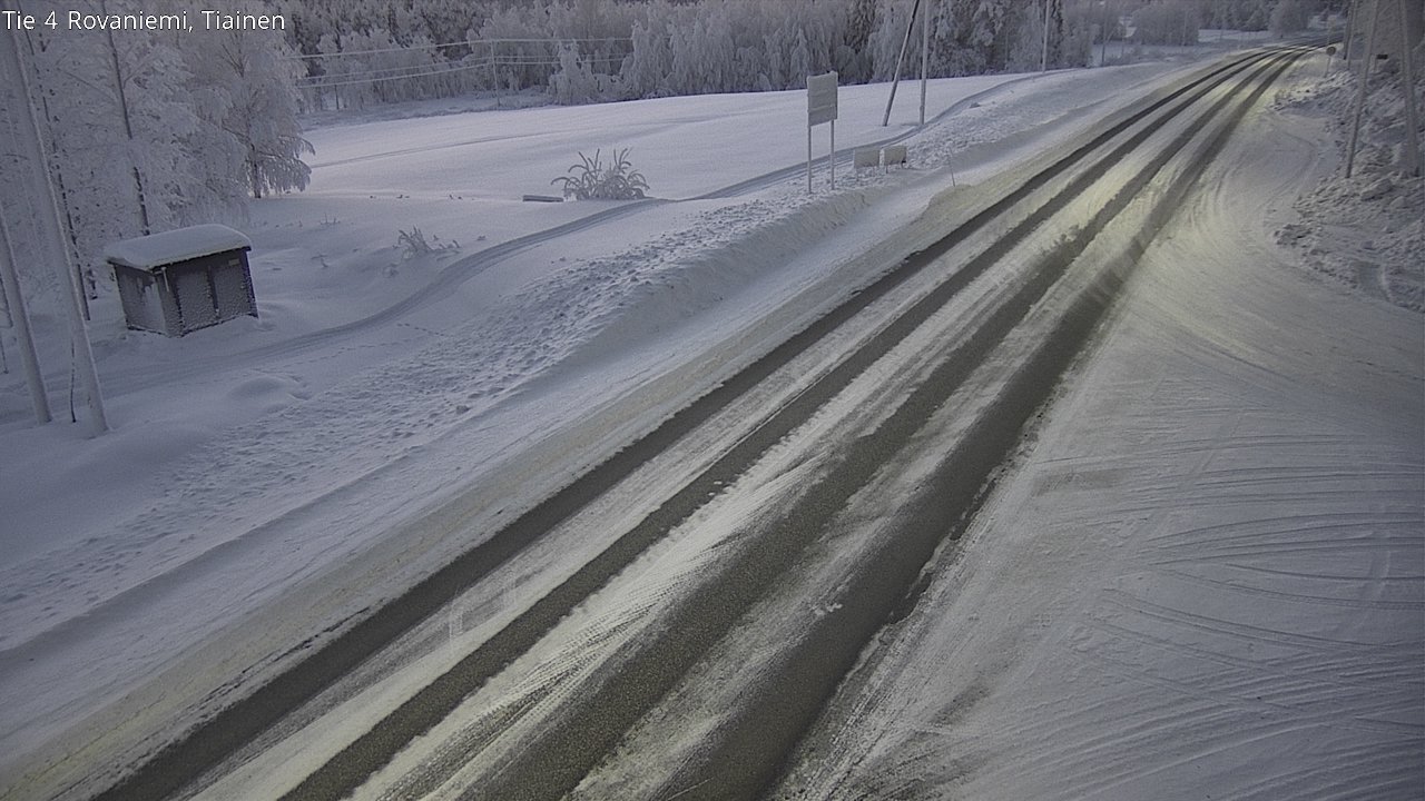 Kelikamerat Kuva Tie 4 Rovaniemi, Tiainen, Rovaniemi, Lappi