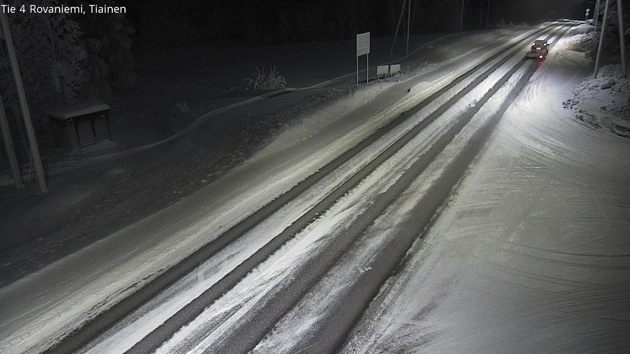 Kelikamerat Kuva Tie 4 Rovaniemi, Tiainen, Rovaniemi, Lappi