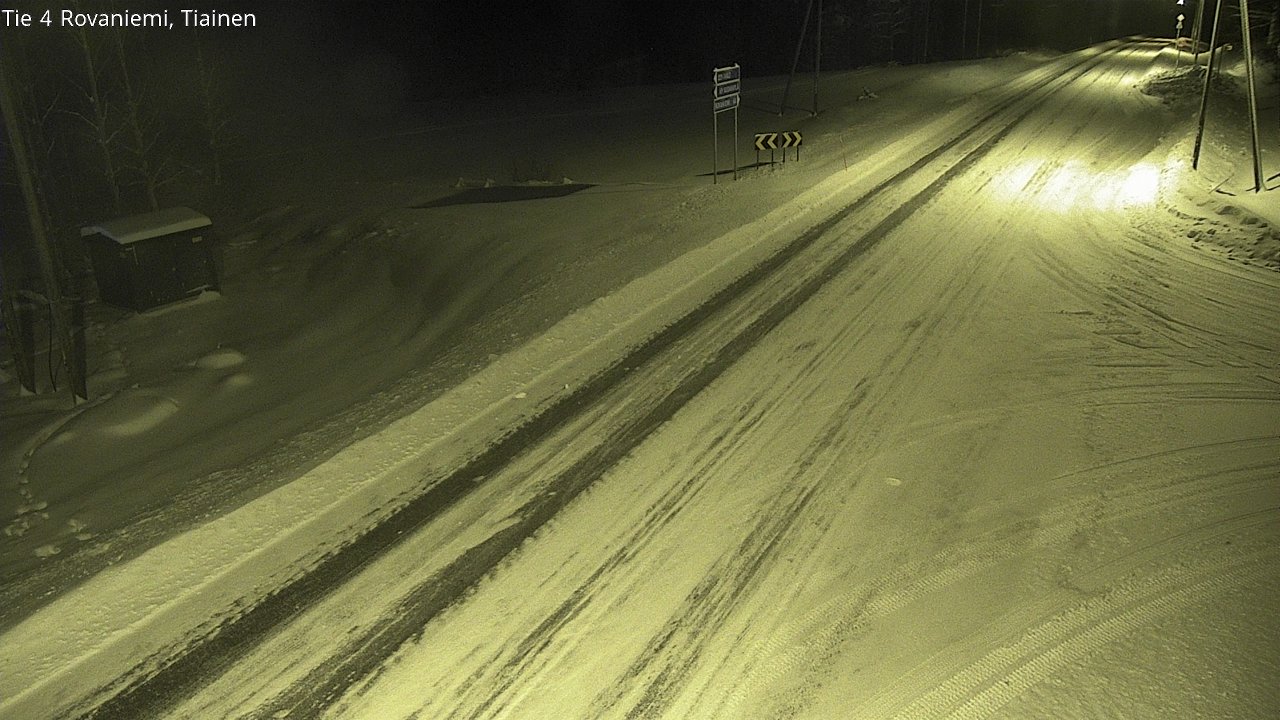 Kelikamerat Kuva Tie 4 Rovaniemi, Tiainen, Rovaniemi, Lappi