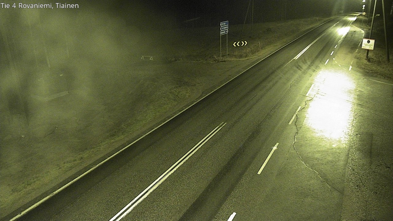 Kelikamerat Kuva Tie 4 Rovaniemi, Tiainen, Rovaniemi, Lappi