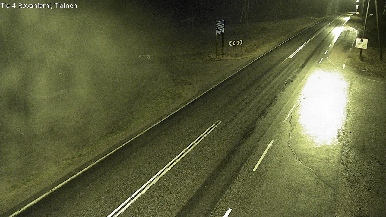 Kelikamerat Kuva Tie 4 Rovaniemi, Tiainen, Rovaniemi, Lappi