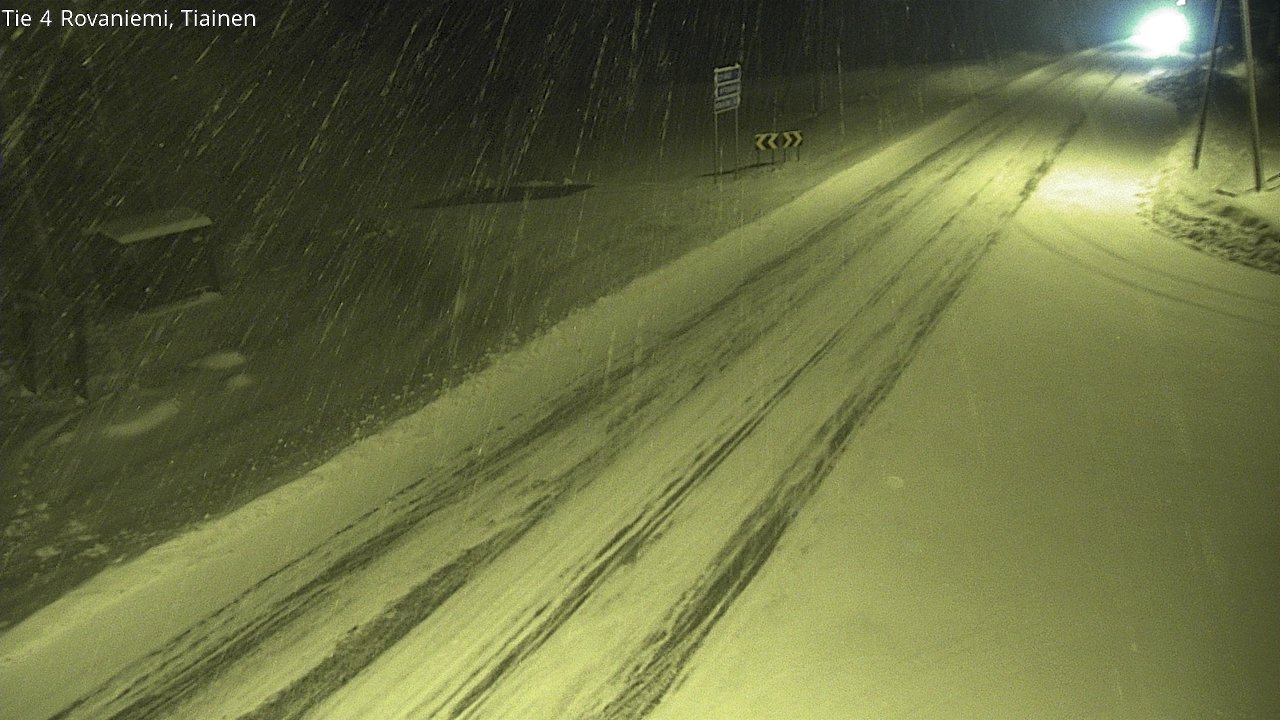 Kelikamerat Kuva Tie 4 Rovaniemi, Tiainen, Rovaniemi, Lappi