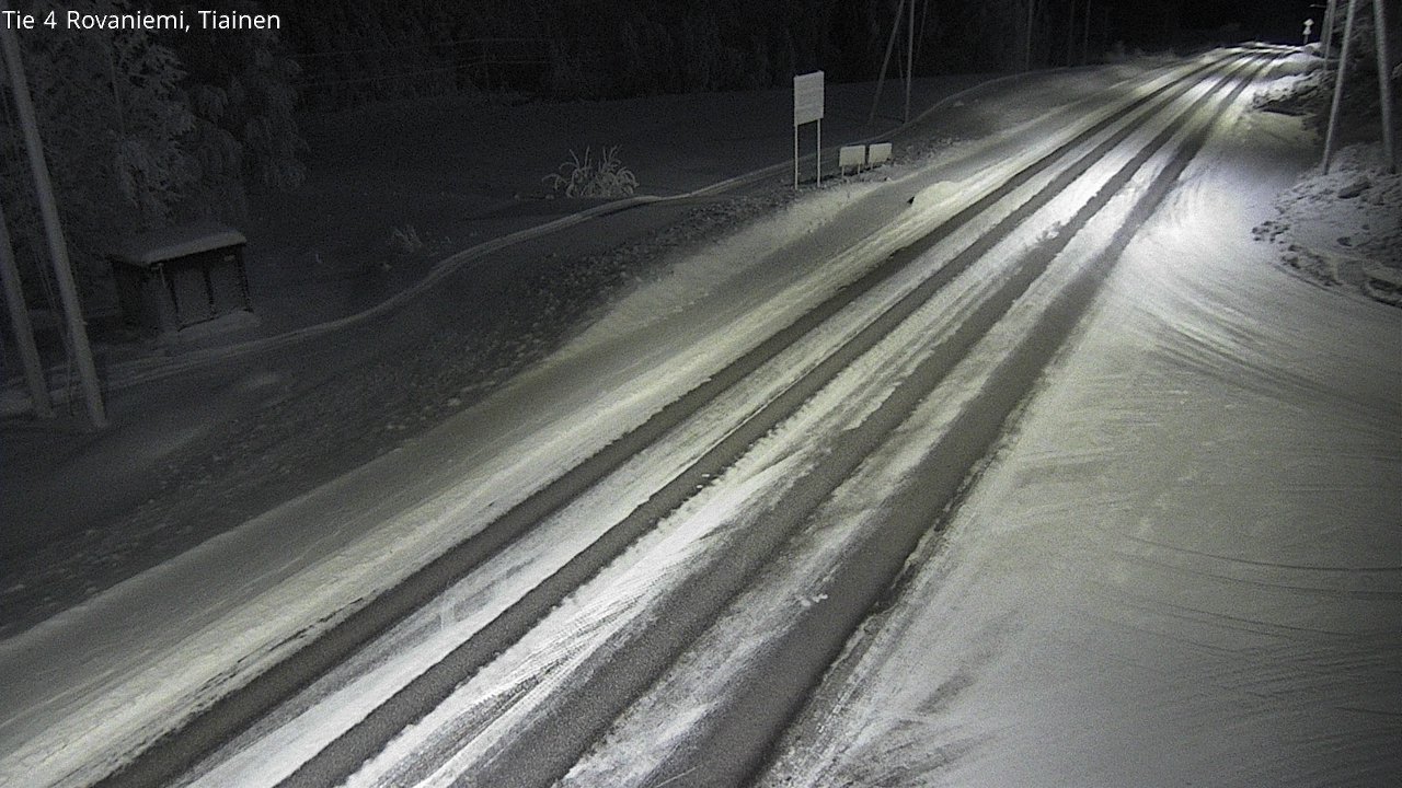 Kelikamerat Kuva Tie 4 Rovaniemi, Tiainen, Rovaniemi, Lappi