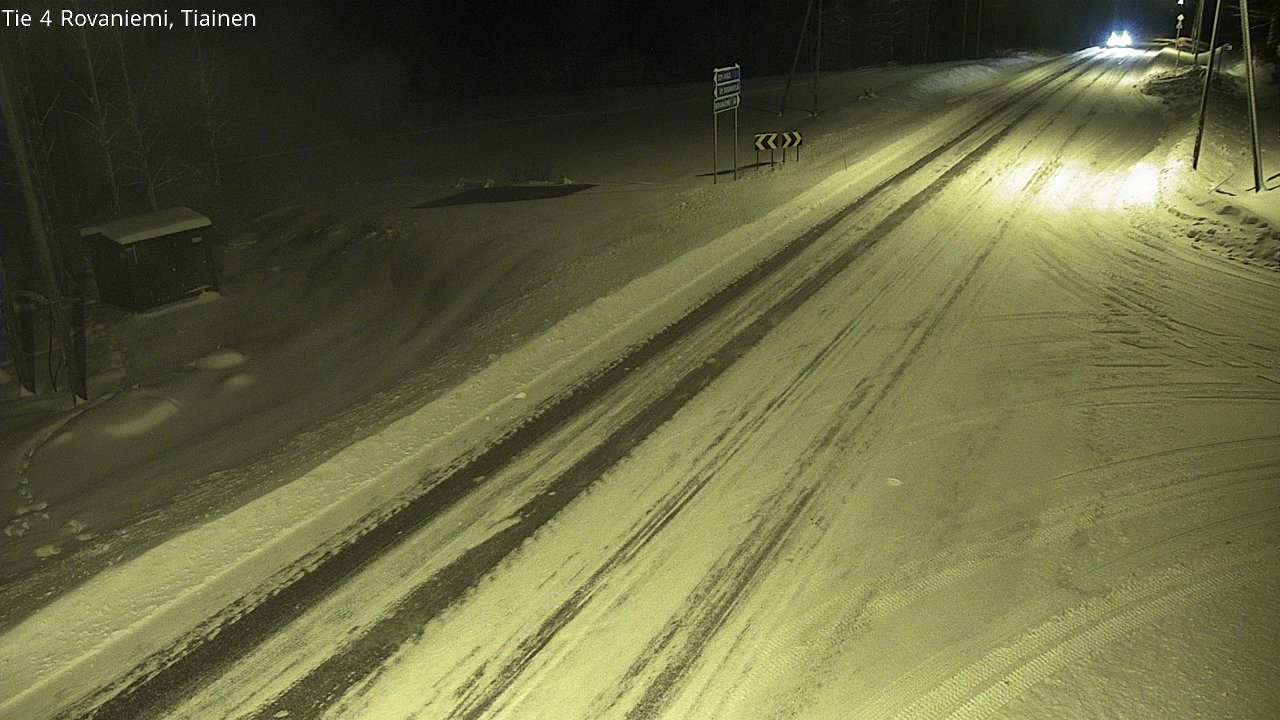 Kelikamerat Kuva Tie 4 Rovaniemi, Tiainen, Rovaniemi, Lappi