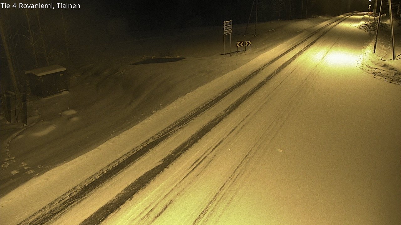 Kelikamerat Kuva Tie 4 Rovaniemi, Tiainen, Rovaniemi, Lappi