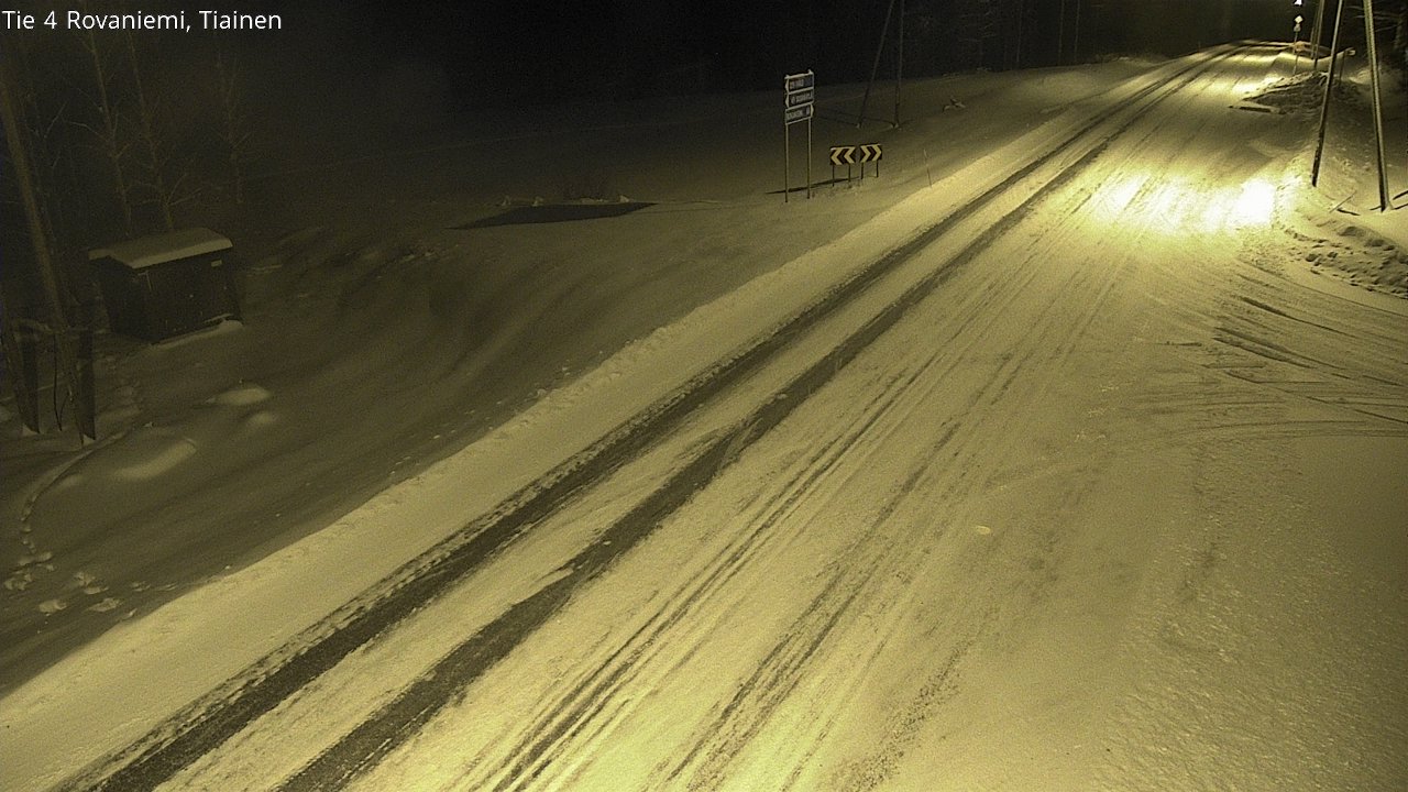 Kelikamerat Kuva Tie 4 Rovaniemi, Tiainen, Rovaniemi, Lappi