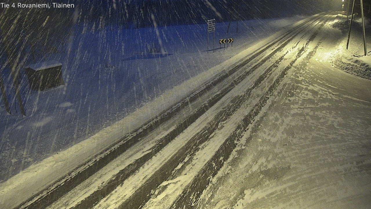 Kelikamerat Kuva Tie 4 Rovaniemi, Tiainen, Rovaniemi, Lappi