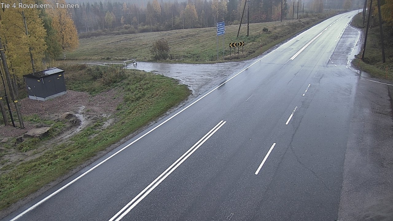 Weather Camera Image Road 4 Rovaniemi, Tiainen, Rovaniemi, Lappi