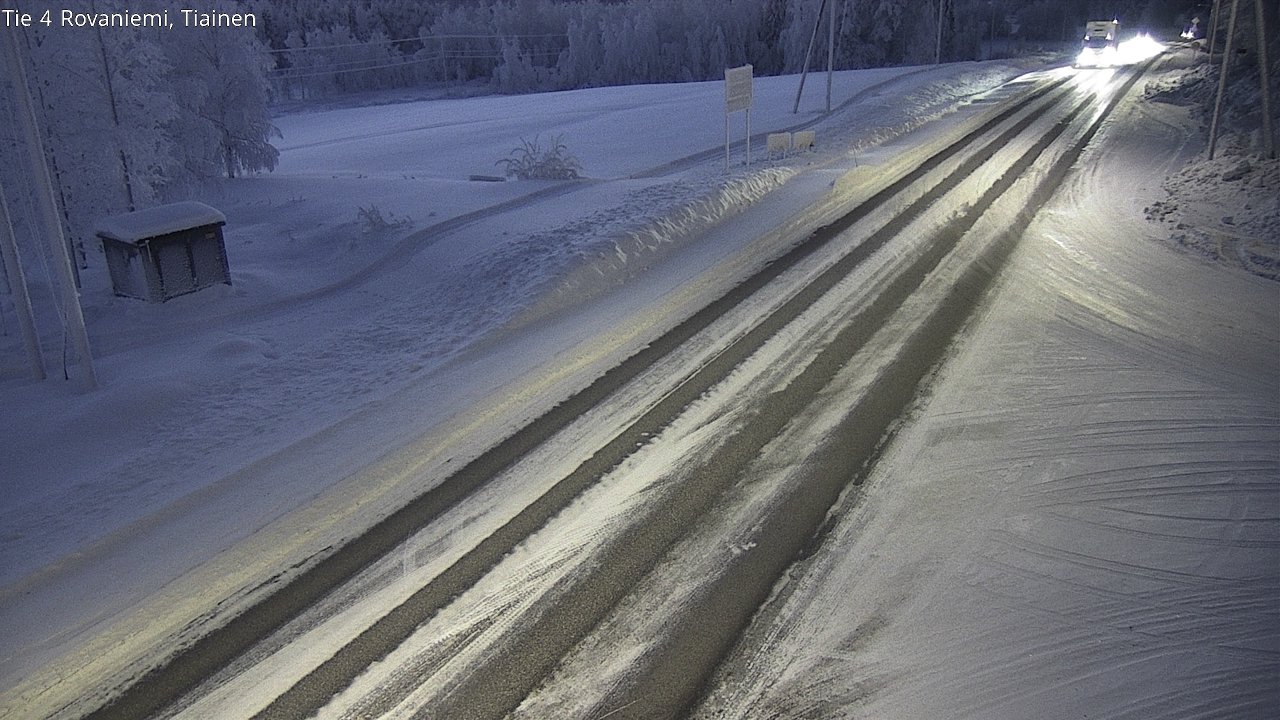 Kelikamerat Kuva Tie 4 Rovaniemi, Tiainen, Rovaniemi, Lappi