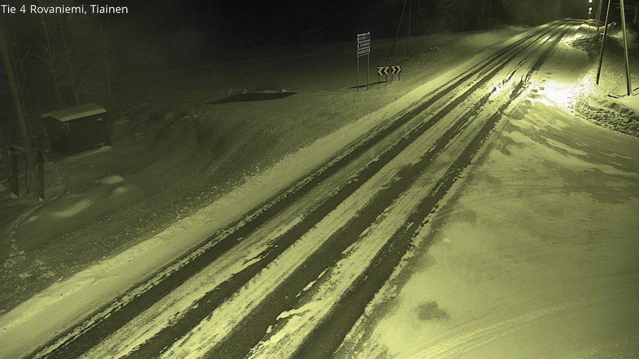 Kelikamerat Kuva Tie 4 Rovaniemi, Tiainen, Rovaniemi, Lappi