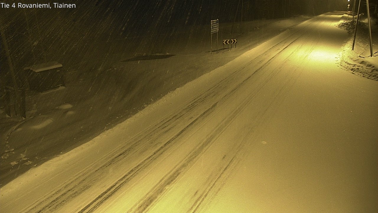 Kelikamerat Kuva Tie 4 Rovaniemi, Tiainen, Rovaniemi, Lappi