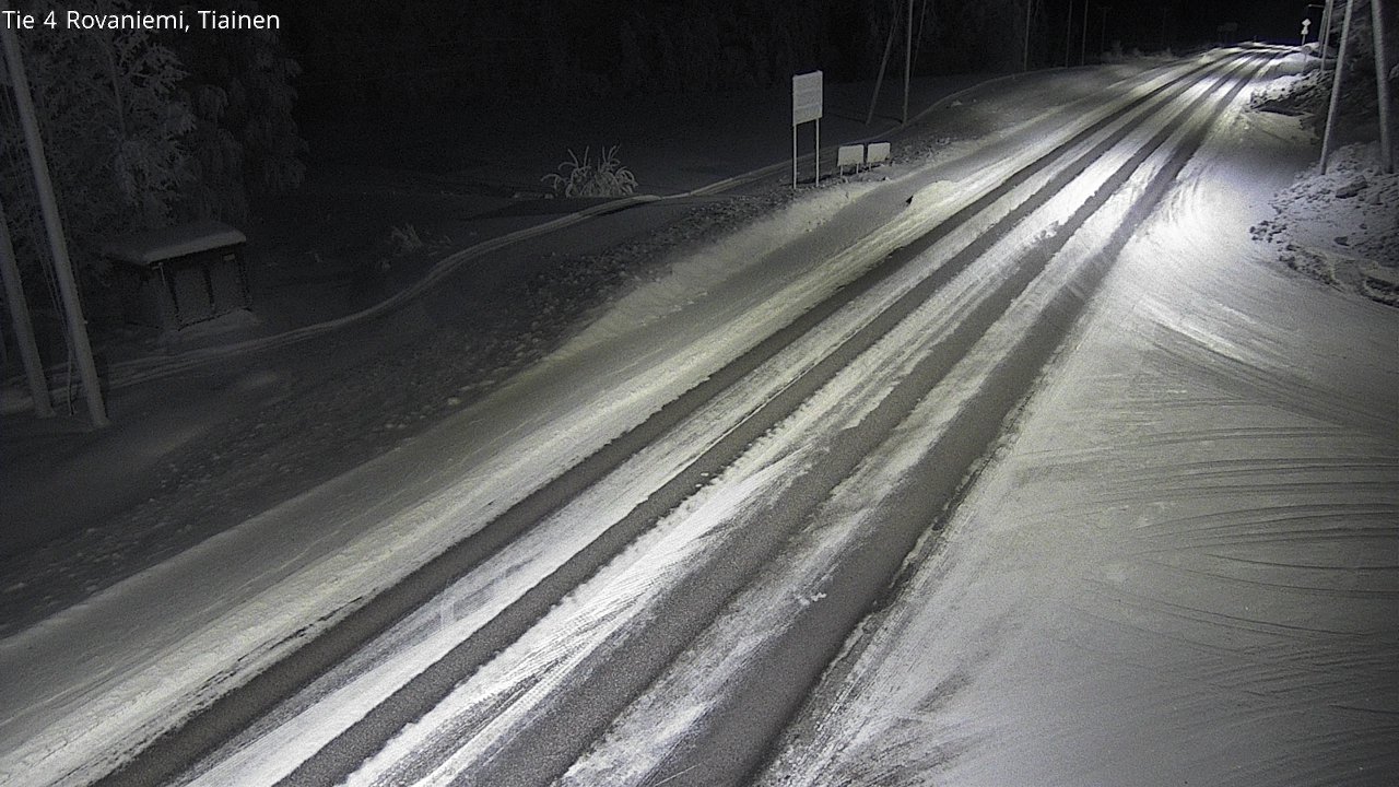 Kelikamerat Kuva Tie 4 Rovaniemi, Tiainen, Rovaniemi, Lappi