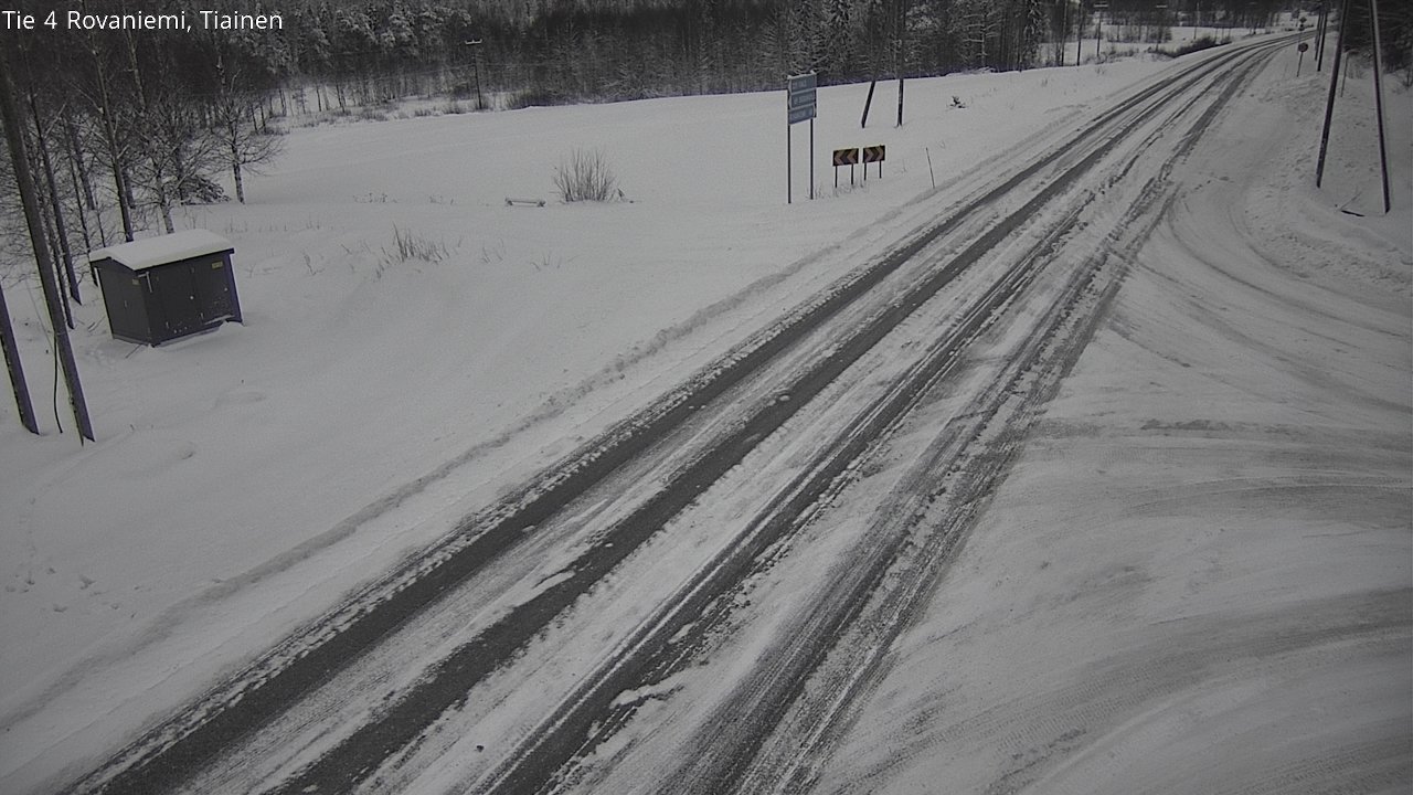 Kelikamerat Kuva Tie 4 Rovaniemi, Tiainen, Rovaniemi, Lappi