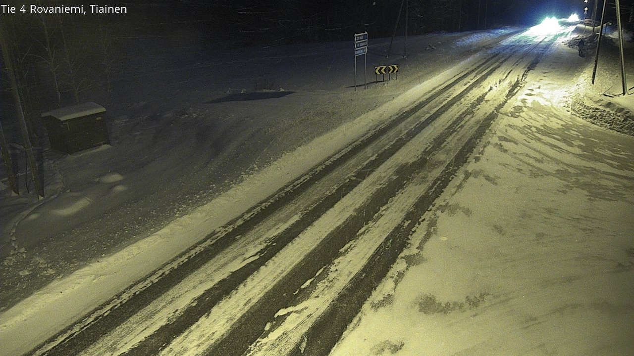 Kelikamerat Kuva Tie 4 Rovaniemi, Tiainen, Rovaniemi, Lappi