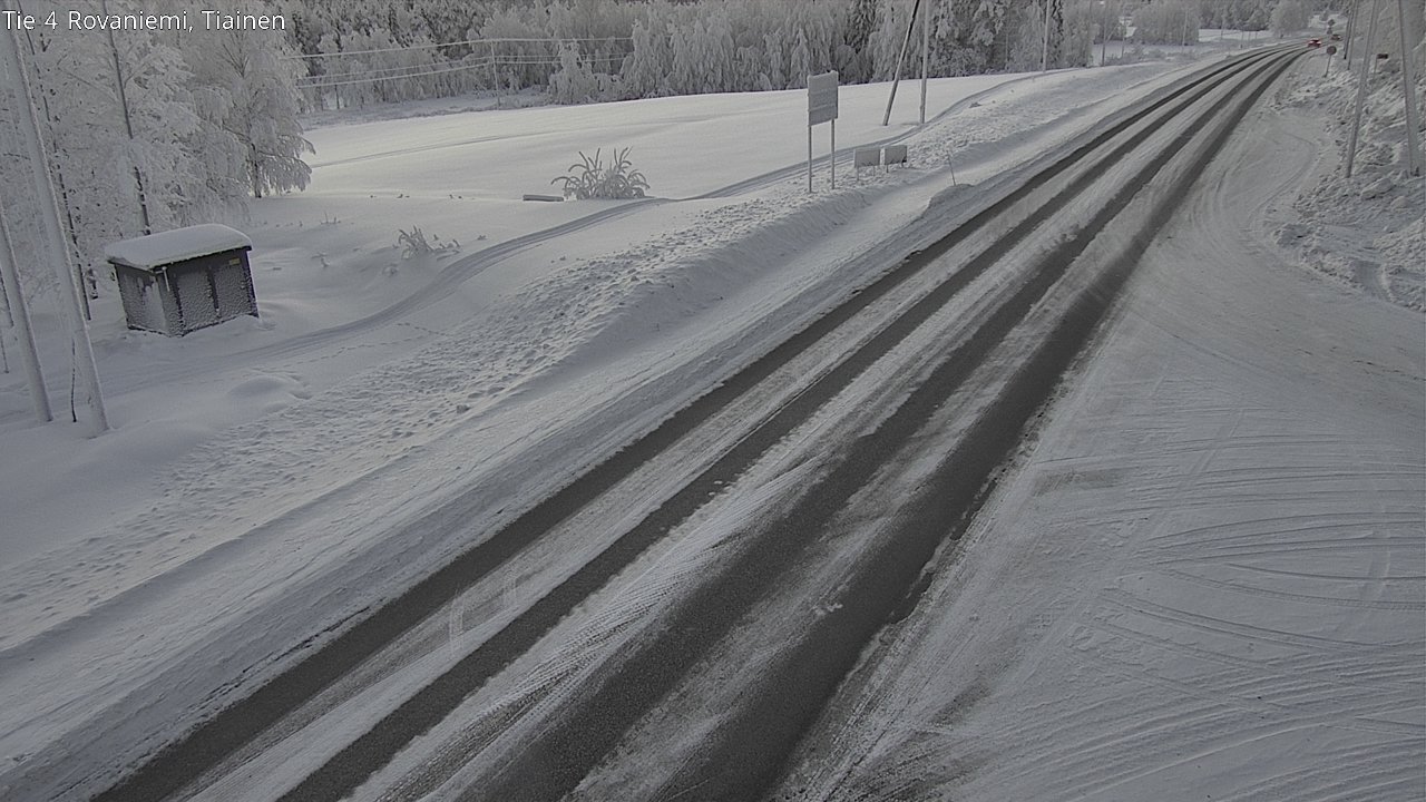 Kelikamerat Kuva Tie 4 Rovaniemi, Tiainen, Rovaniemi, Lappi