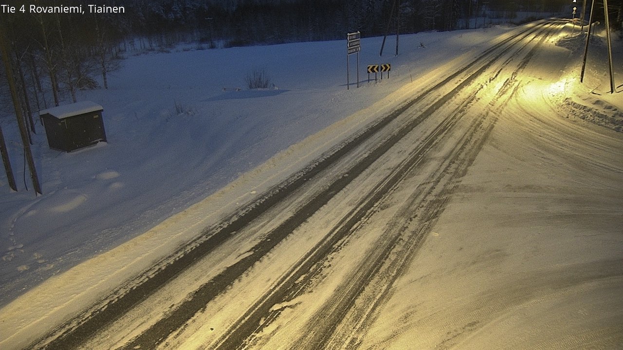 Kelikamerat Kuva Tie 4 Rovaniemi, Tiainen, Rovaniemi, Lappi