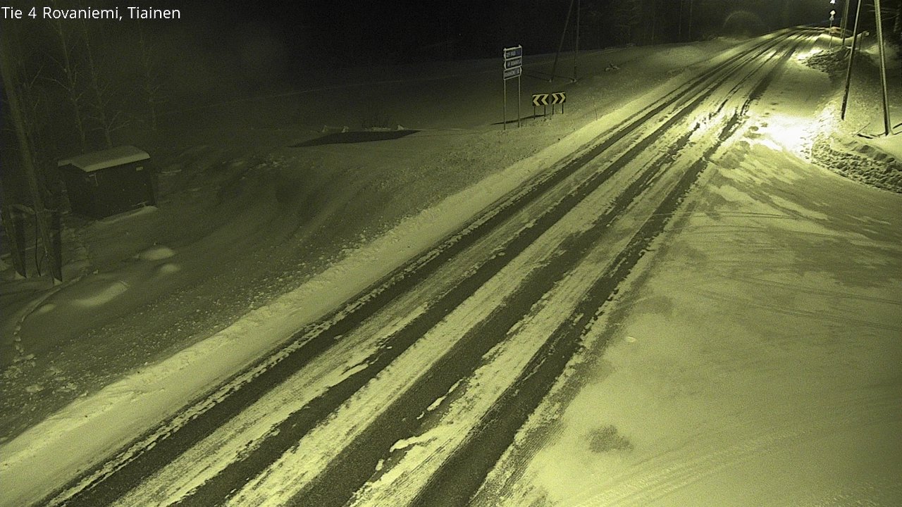 Kelikamerat Kuva Tie 4 Rovaniemi, Tiainen, Rovaniemi, Lappi