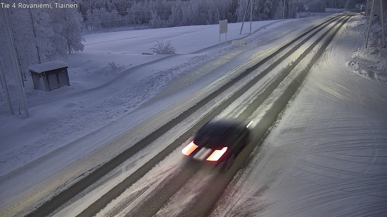 Kelikamerat Kuva Tie 4 Rovaniemi, Tiainen, Rovaniemi, Lappi