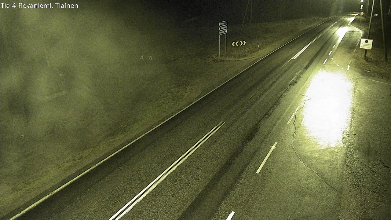 Kelikamerat Kuva Tie 4 Rovaniemi, Tiainen, Rovaniemi, Lappi