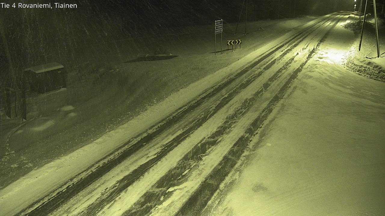 Kelikamerat Kuva Tie 4 Rovaniemi, Tiainen, Rovaniemi, Lappi