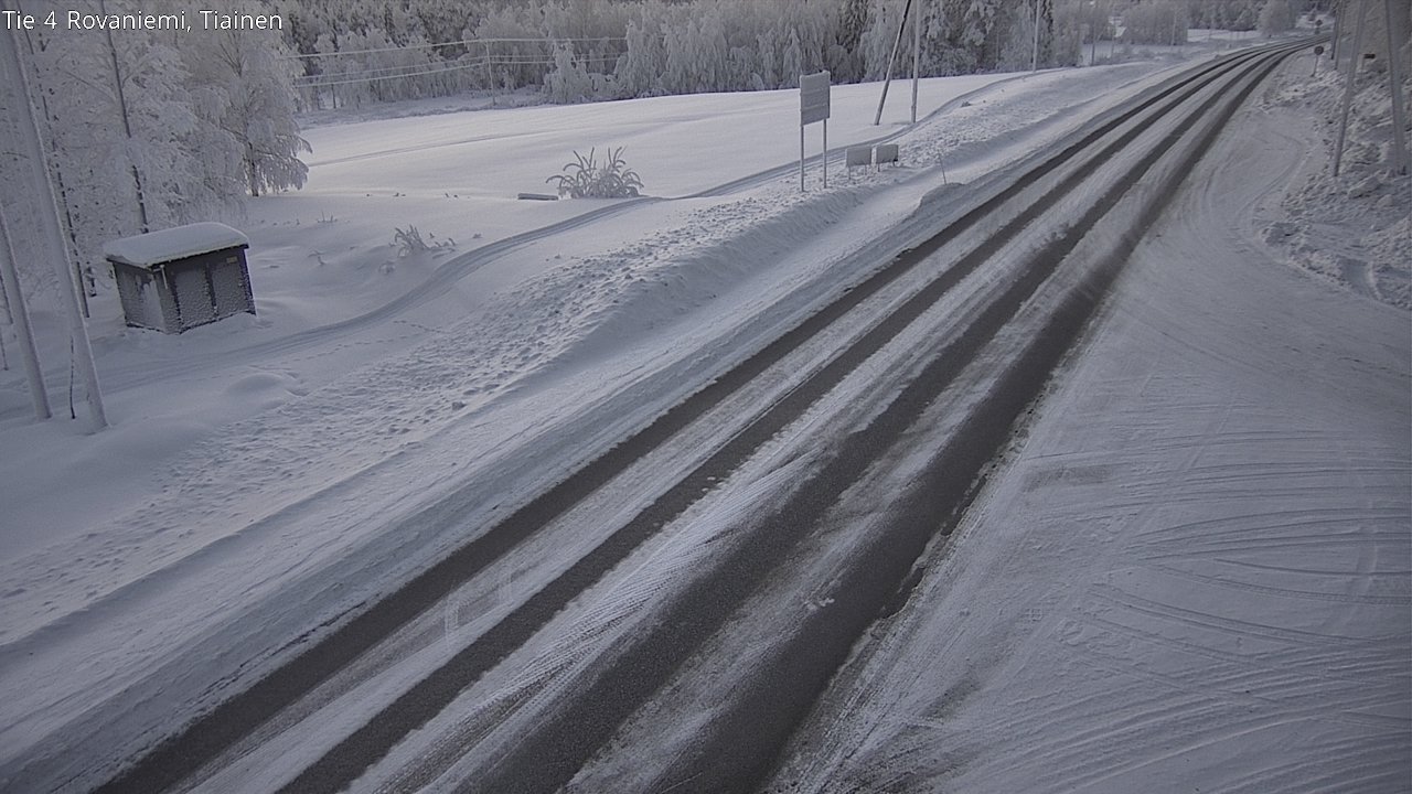 Kelikamerat Kuva Tie 4 Rovaniemi, Tiainen, Rovaniemi, Lappi
