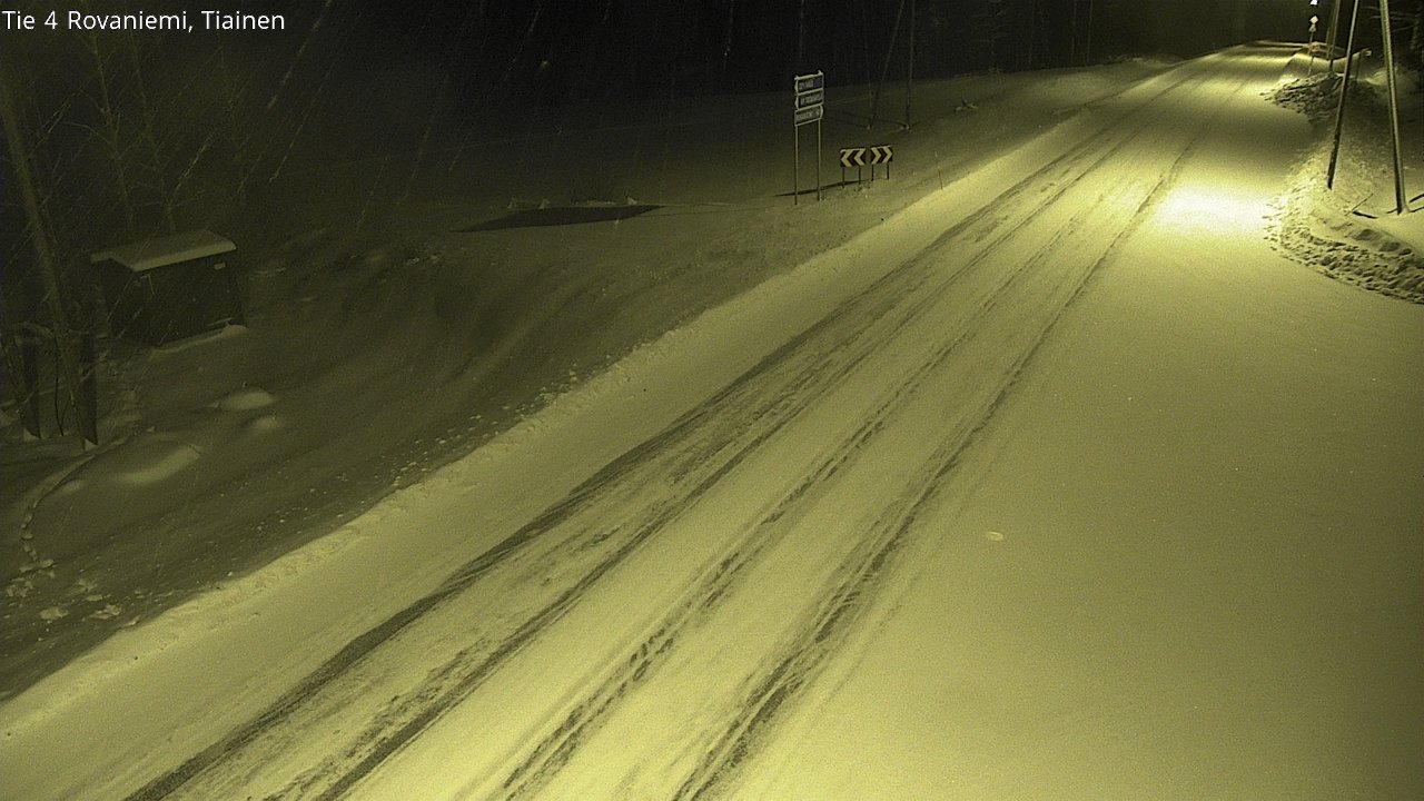 Kelikamerat Kuva Tie 4 Rovaniemi, Tiainen, Rovaniemi, Lappi