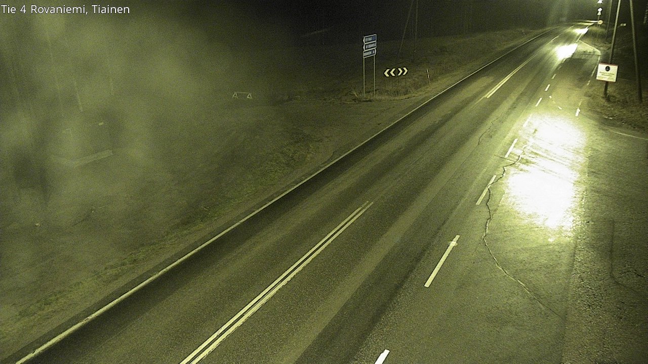 Kelikamerat Kuva Tie 4 Rovaniemi, Tiainen, Rovaniemi, Lappi