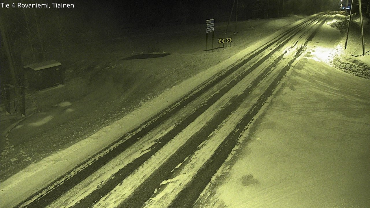 Kelikamerat Kuva Tie 4 Rovaniemi, Tiainen, Rovaniemi, Lappi