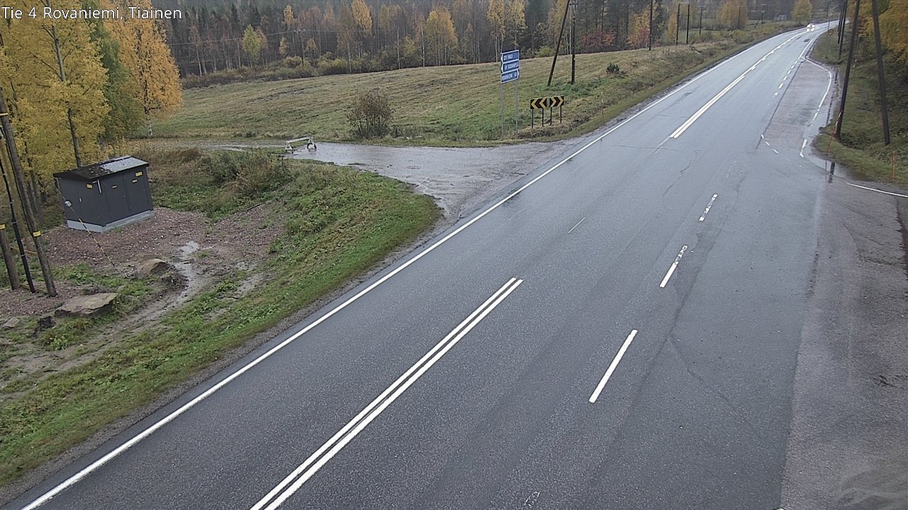 Weather Camera Image Road 4 Rovaniemi, Tiainen, Rovaniemi, Lappi
