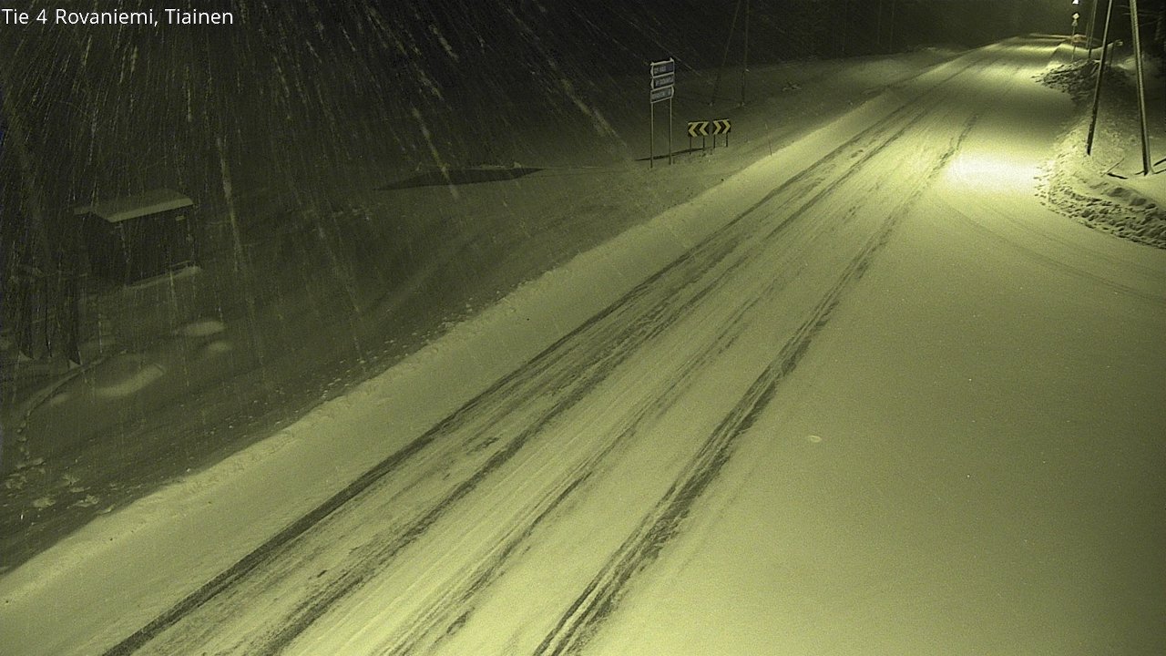 Kelikamerat Kuva Tie 4 Rovaniemi, Tiainen, Rovaniemi, Lappi