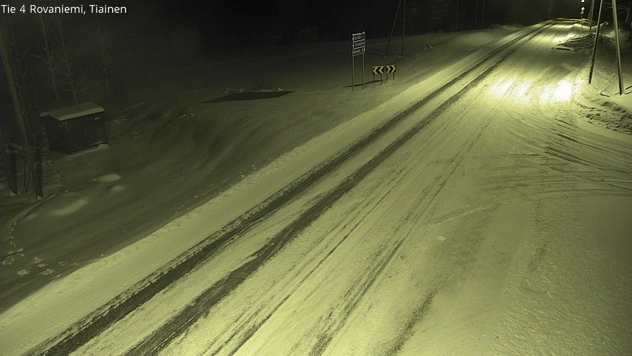 Kelikamerat Kuva Tie 4 Rovaniemi, Tiainen, Rovaniemi, Lappi