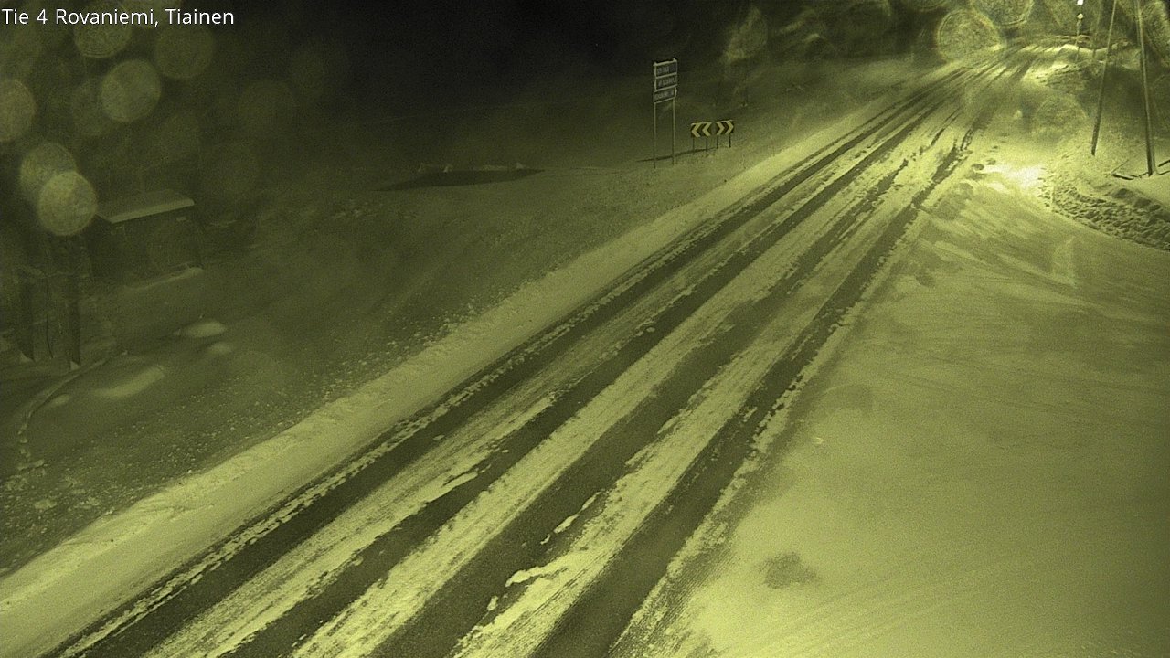 Kelikamerat Kuva Tie 4 Rovaniemi, Tiainen, Rovaniemi, Lappi