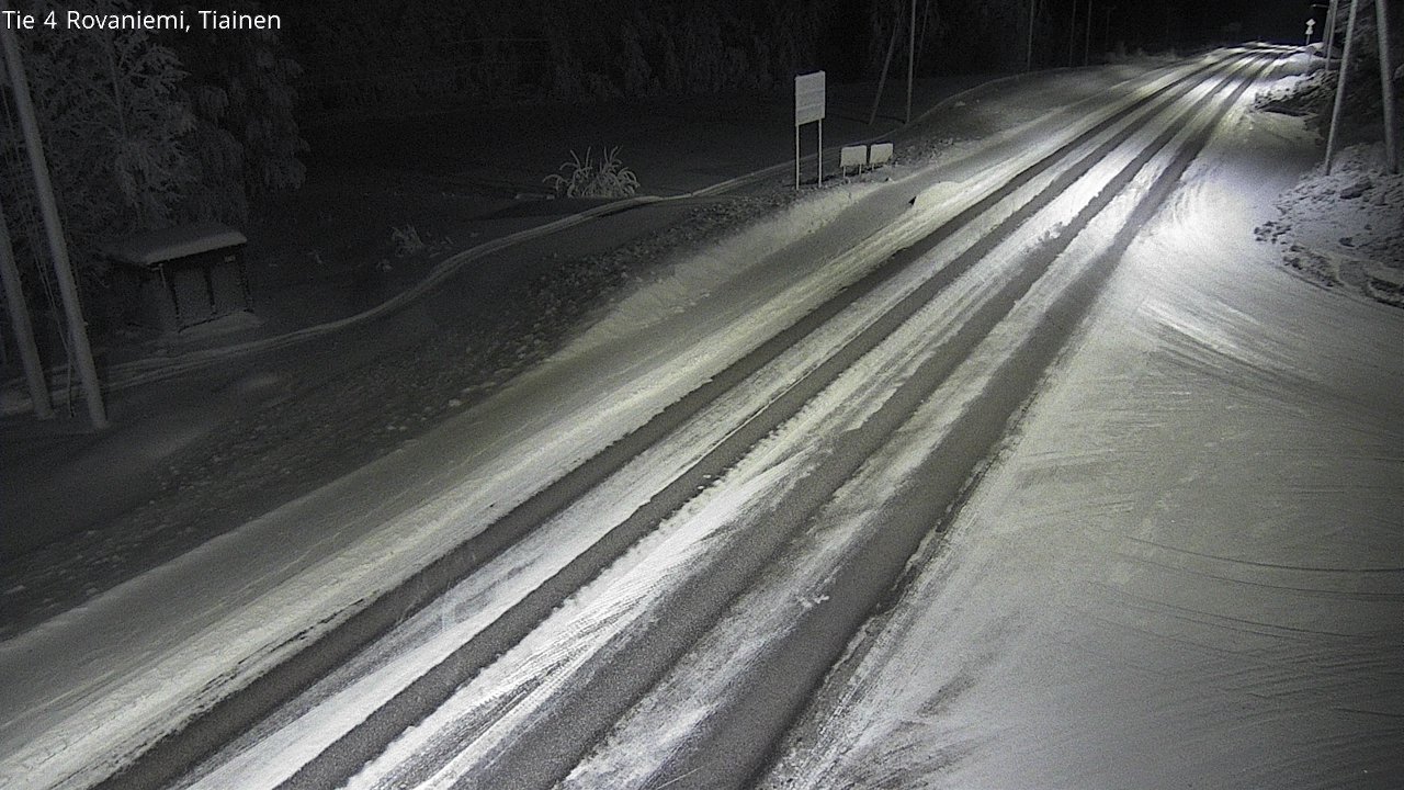 Kelikamerat Kuva Tie 4 Rovaniemi, Tiainen, Rovaniemi, Lappi