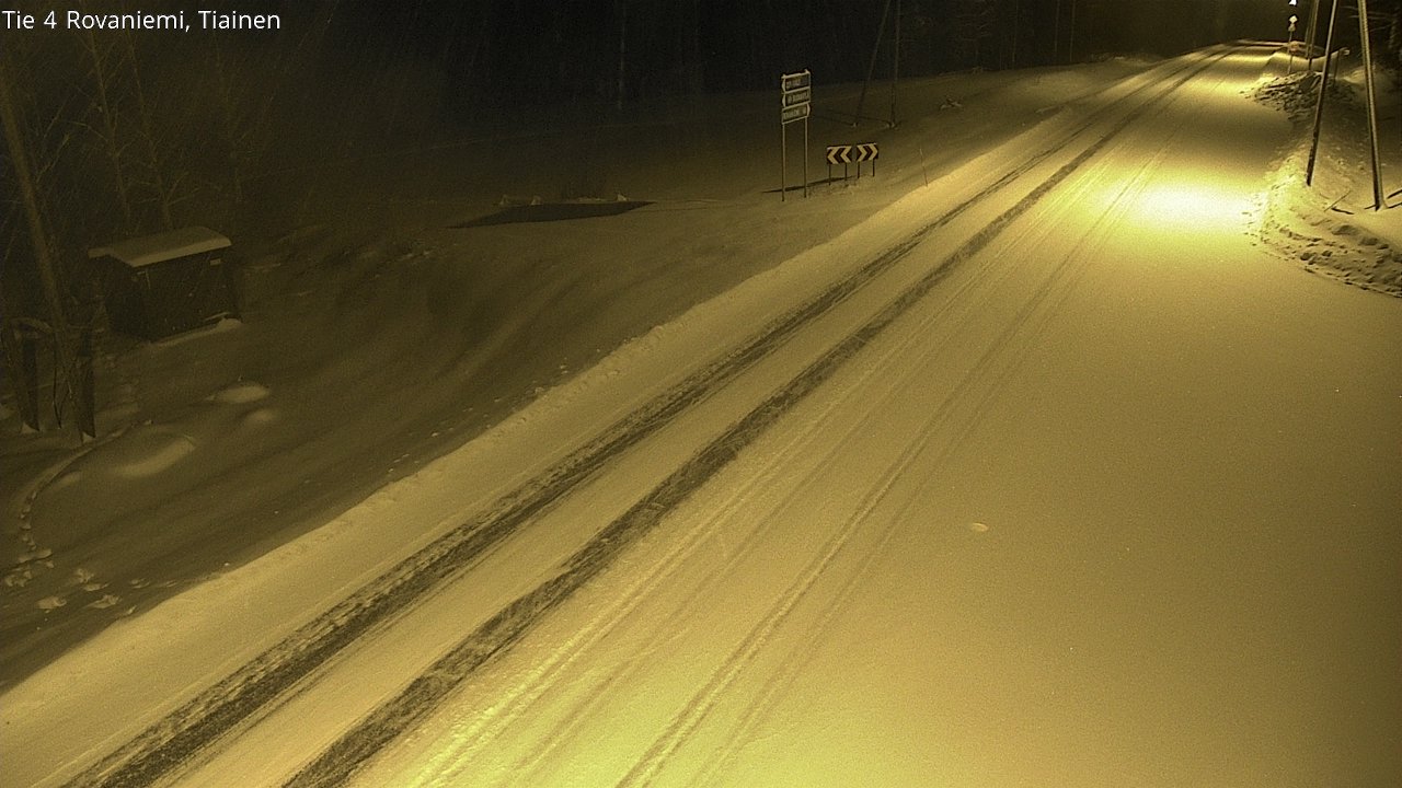 Kelikamerat Kuva Tie 4 Rovaniemi, Tiainen, Rovaniemi, Lappi